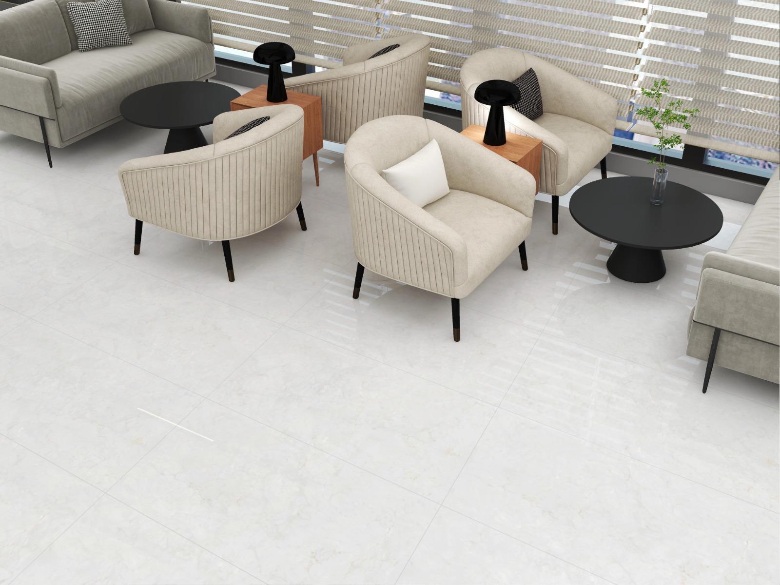 Buy 600x1200 DR Celeste Shine Endless Gloss Online | Orientbell Tiles