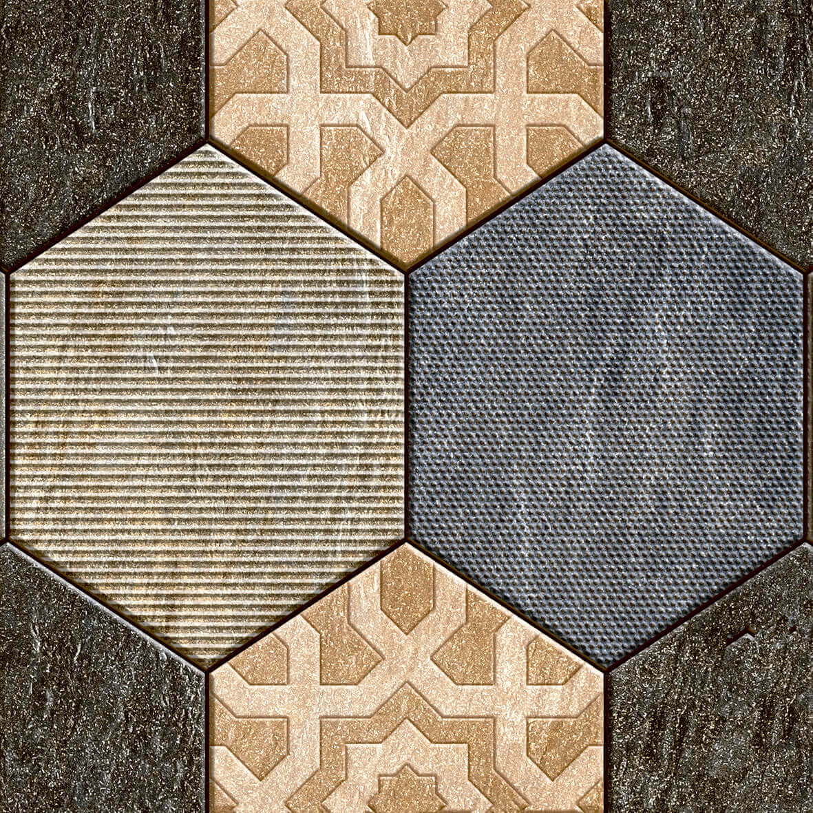 Hexagonal Tiles for Balcony Tiles, Swimming Pool Tiles, Parking Tiles, Pathway Tiles, Hospital Tiles, Automotive Tiles, High Traffic Tiles, Bar/Restaurant, Commercial/Office, Outdoor Area, Outdoor/Terrace, Porch/Parking