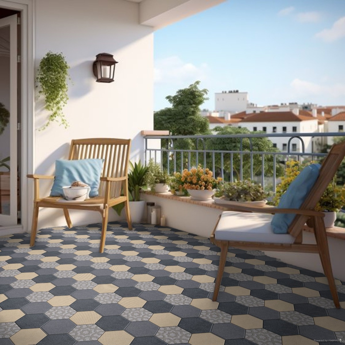 Terrace floor tiles best sale