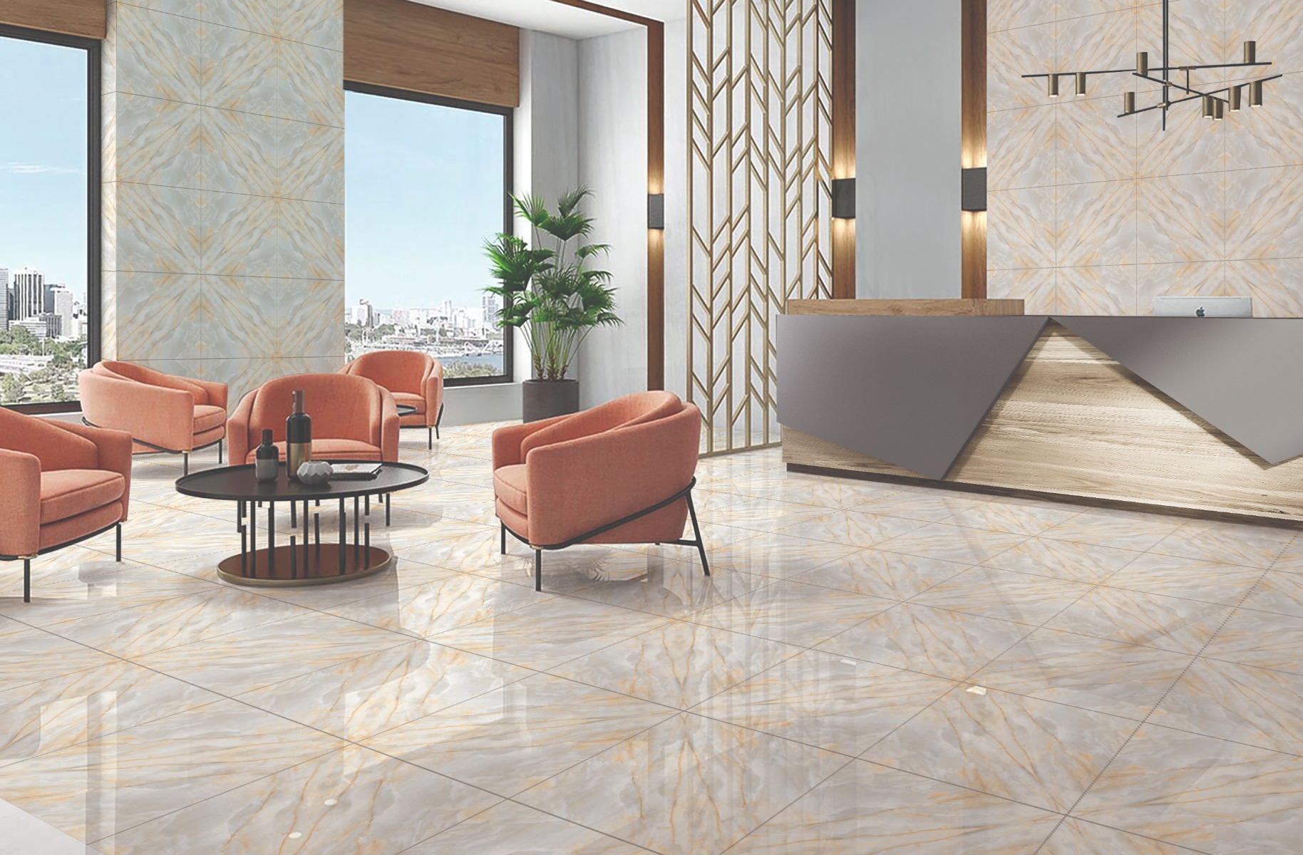 Buy PCG Radiant Onyx BM Floor Tiles Online | Orientbell Tiles