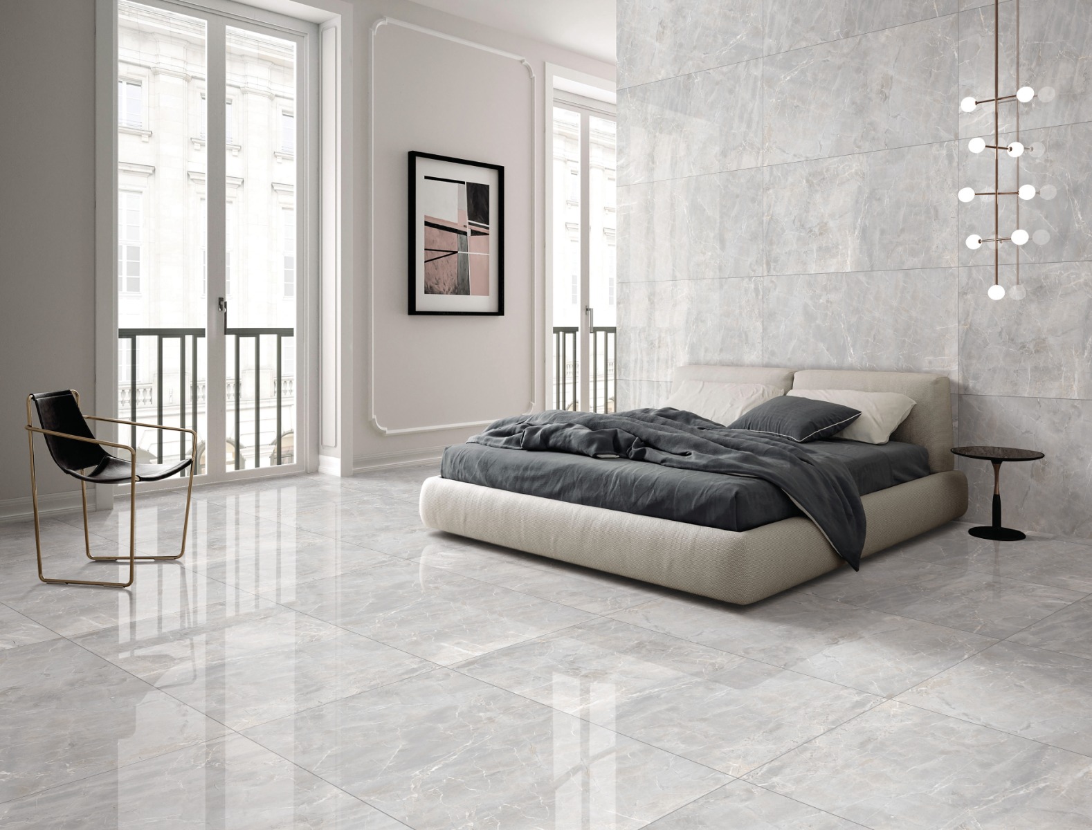 Buy PGVT Grigio Armani Marble Grey LT Floor Tiles Online 