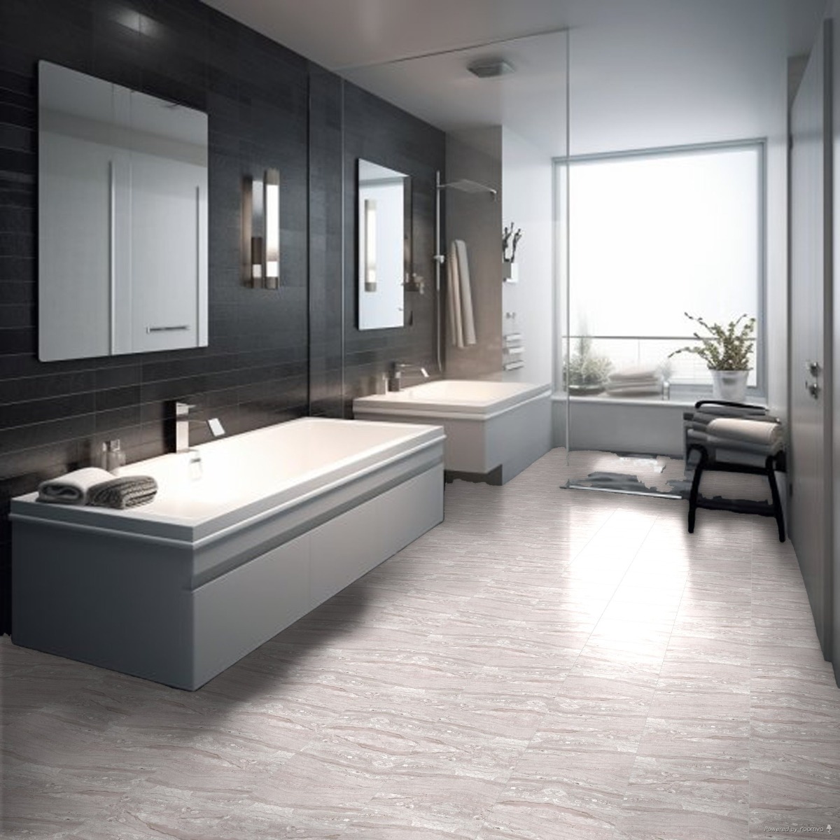 Buy 300x300 SDF Venus Grey FL Floor Tiles Online | Orientbell Tiles