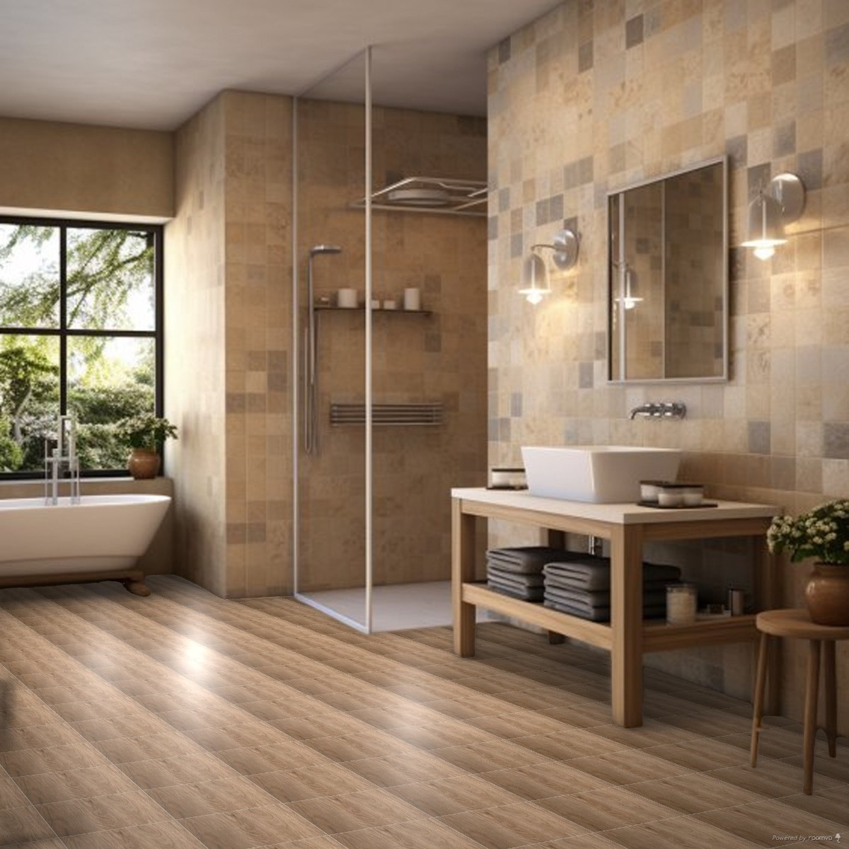 Buy 300x300 SDM Ducati Brown FL Floor Tiles Online | Orientbell Tiles